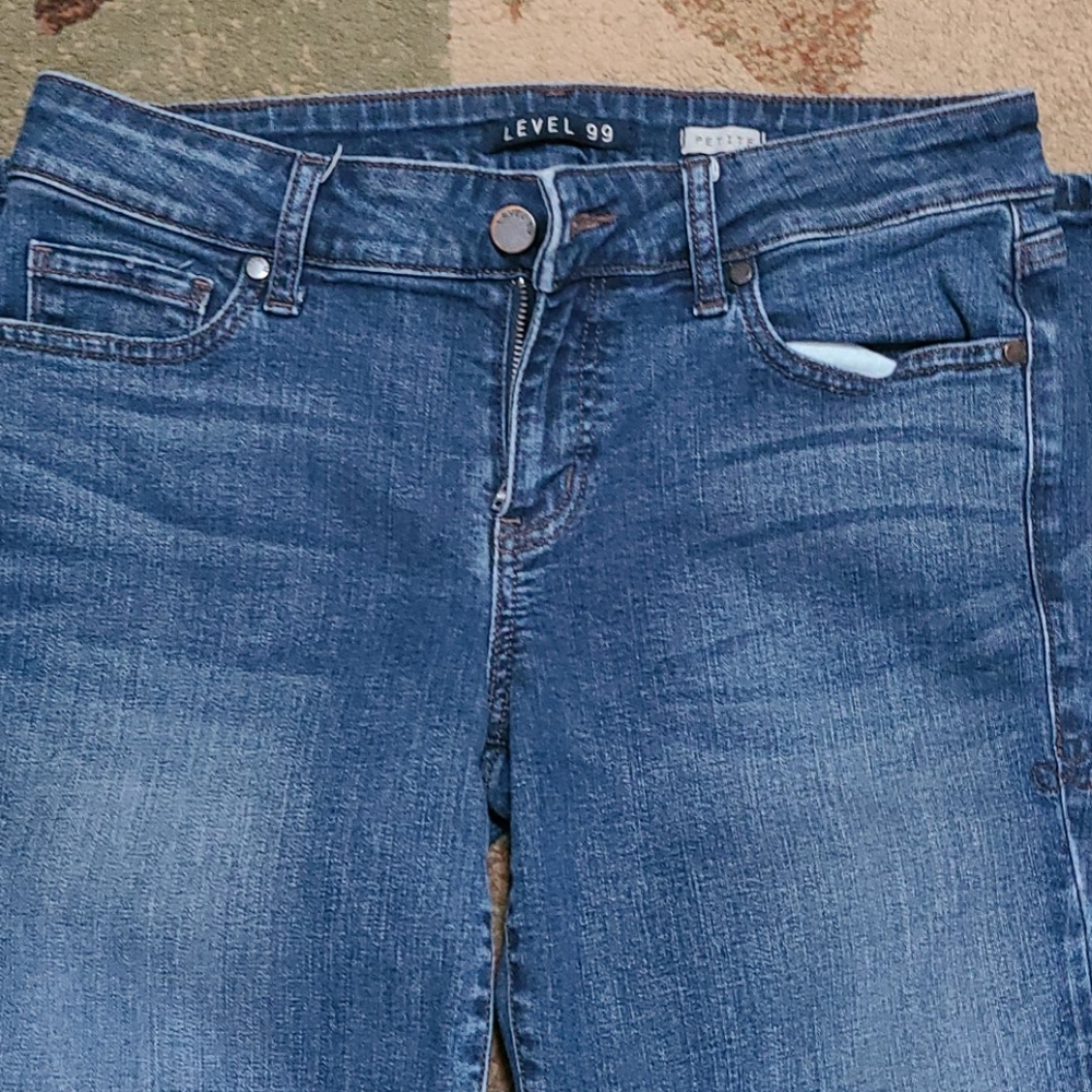 Level 99 Women's Petite Boot Cut Jeans